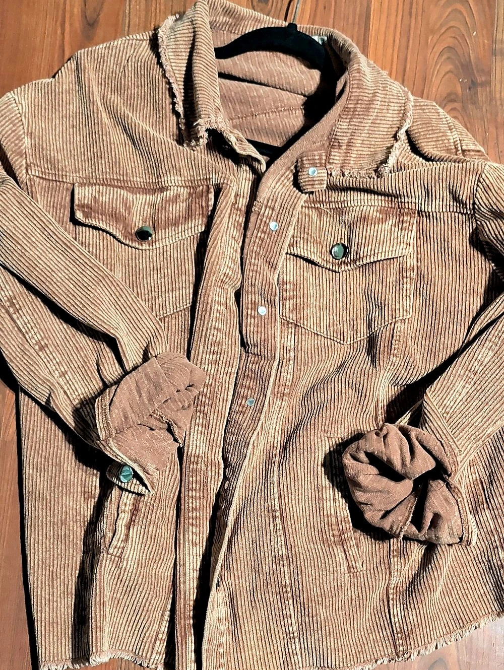 Brown Corduroy Shacket